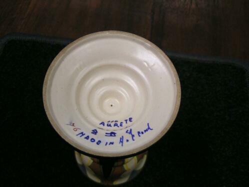 artikelnr. 201930 Hollands Pateel Beker: 30 euro
110 Aurete
 Gouda
Made in Holland

Puntgaaf!
Keywords: Hollands Pateel Beker