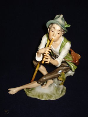 Verkocht. 01600253 Late 1960s Alboth Kaiser FLUTE PLAYER German Shepherd Boy : Verkocht
Beschrijving
Late 1960s Alboth Kaiser FLUTE PLAYER German Shepherd Boy Figurine Playing | Pottery, Porcelain & Glass, Porcelain/China, Kaiser

Hoogte: 19cm

In perfecte staat, geen beschadigingen, helemaal puntgaaf.

Beeldschoon, uniek exemplaar!
Keywords: Late 1960s Alboth Kaiser FLUTE PLAYER German Shepherd Boy