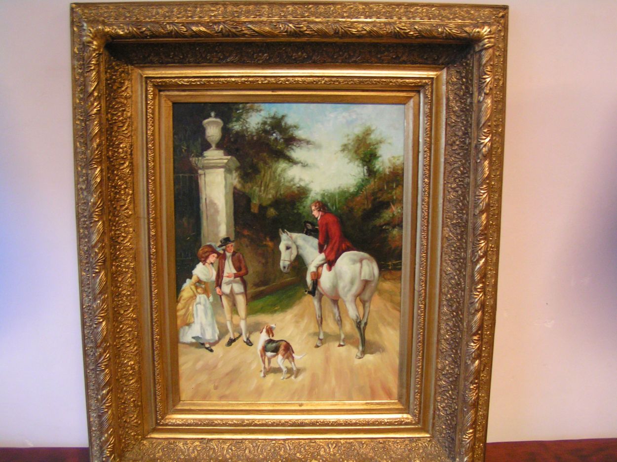 Verkocht artikelnr. 0160094 Landschap Smet paard, hond en personen Schilderij Olieverf
40 x 30cm

Met grote Goudkleurige Lijst.
Keywords: Landschap Smet paard, hond en personen Schilderij Olieverf